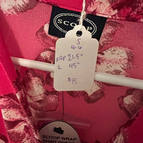 Scoop NYC Pink Long Sleeve Sundress - Picture 8 of 8